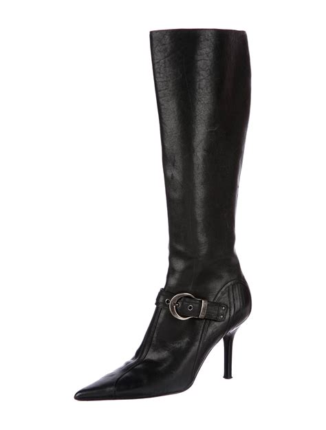 christian dior knee high boots.